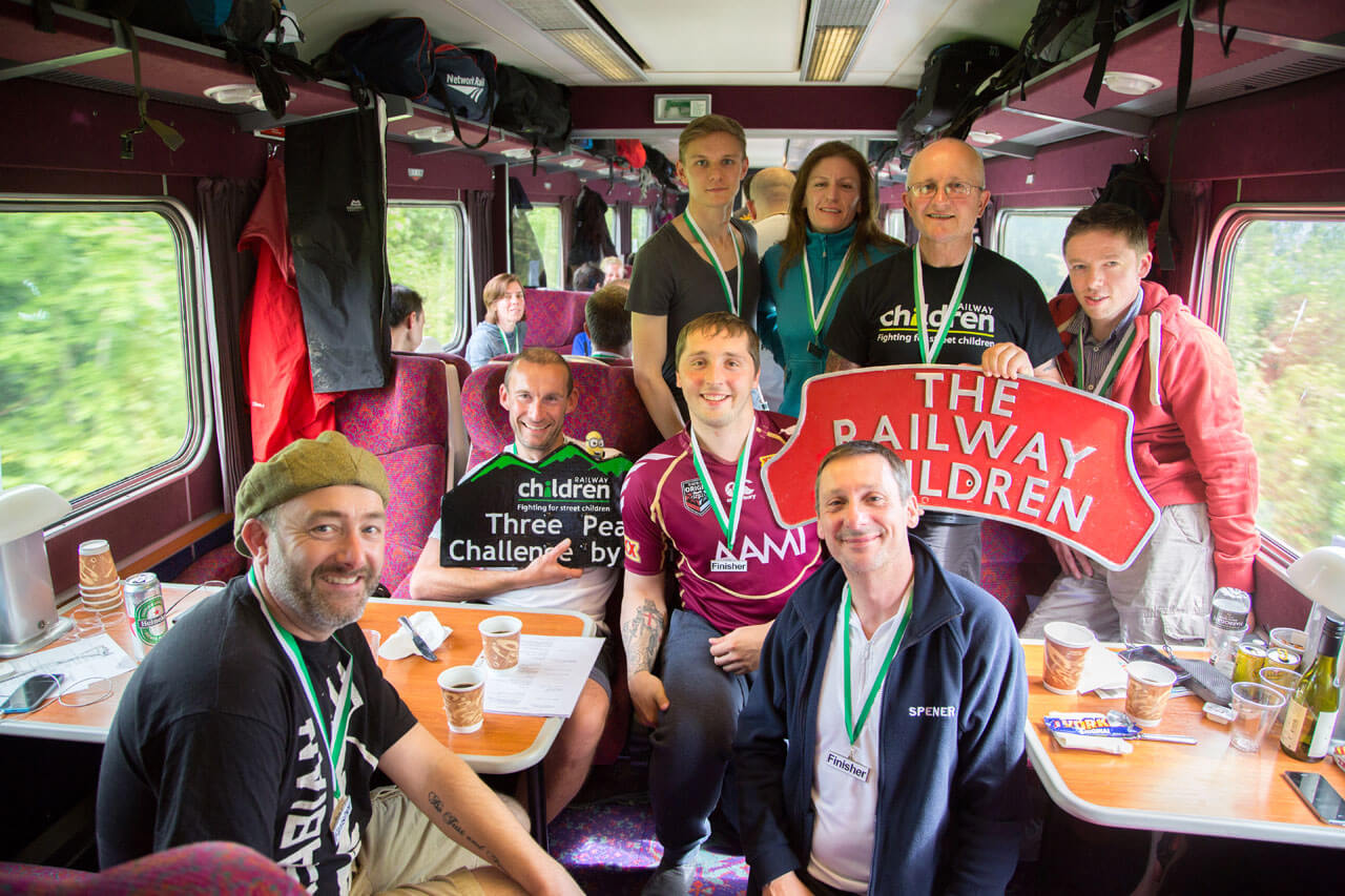 Spencer Group's Three Peaks by Rail Team