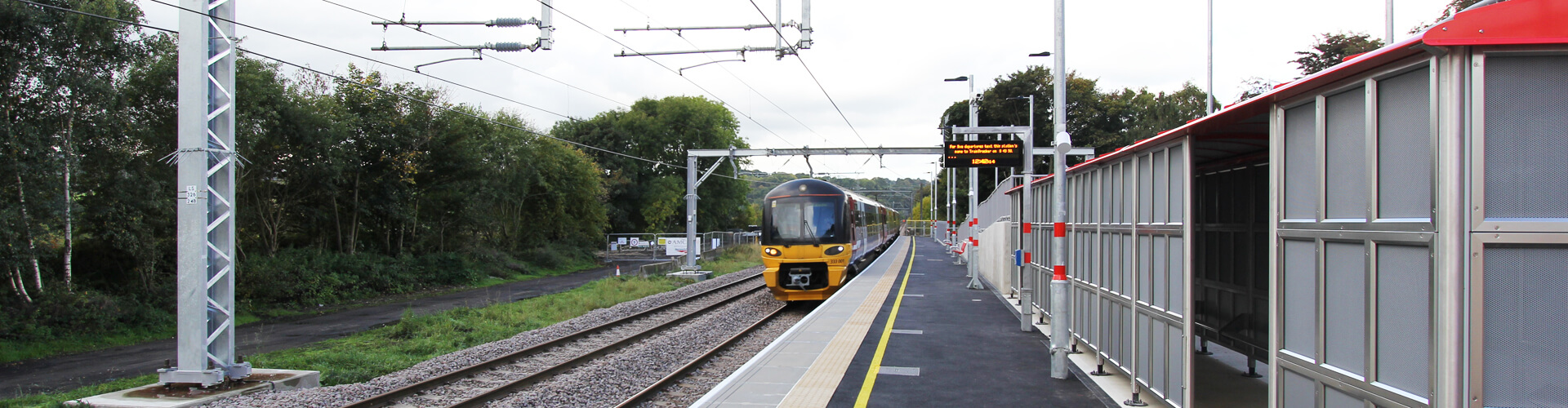The next train to arrive at Apperley Bridge’s brand new station is… Spencer Group