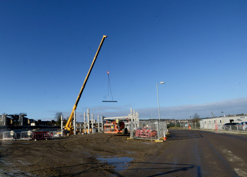 Medway Car Park During construction