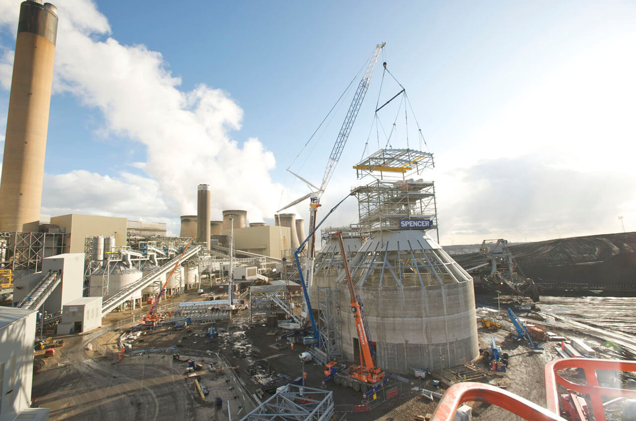 Drax Biomass Unloading and Storage