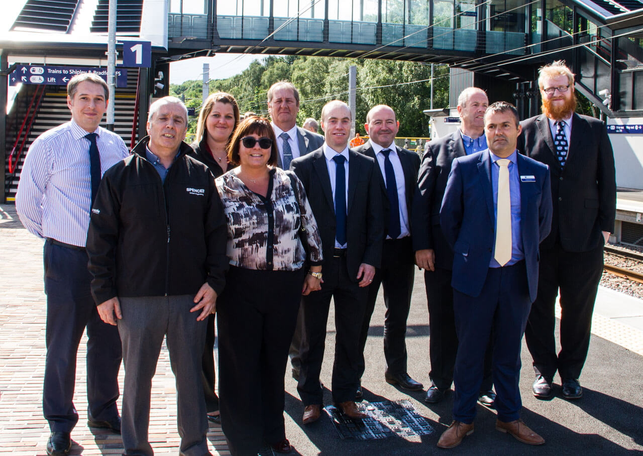 Spencer Group, Northern and Network Rail Site team for Kirkstall Forge Station