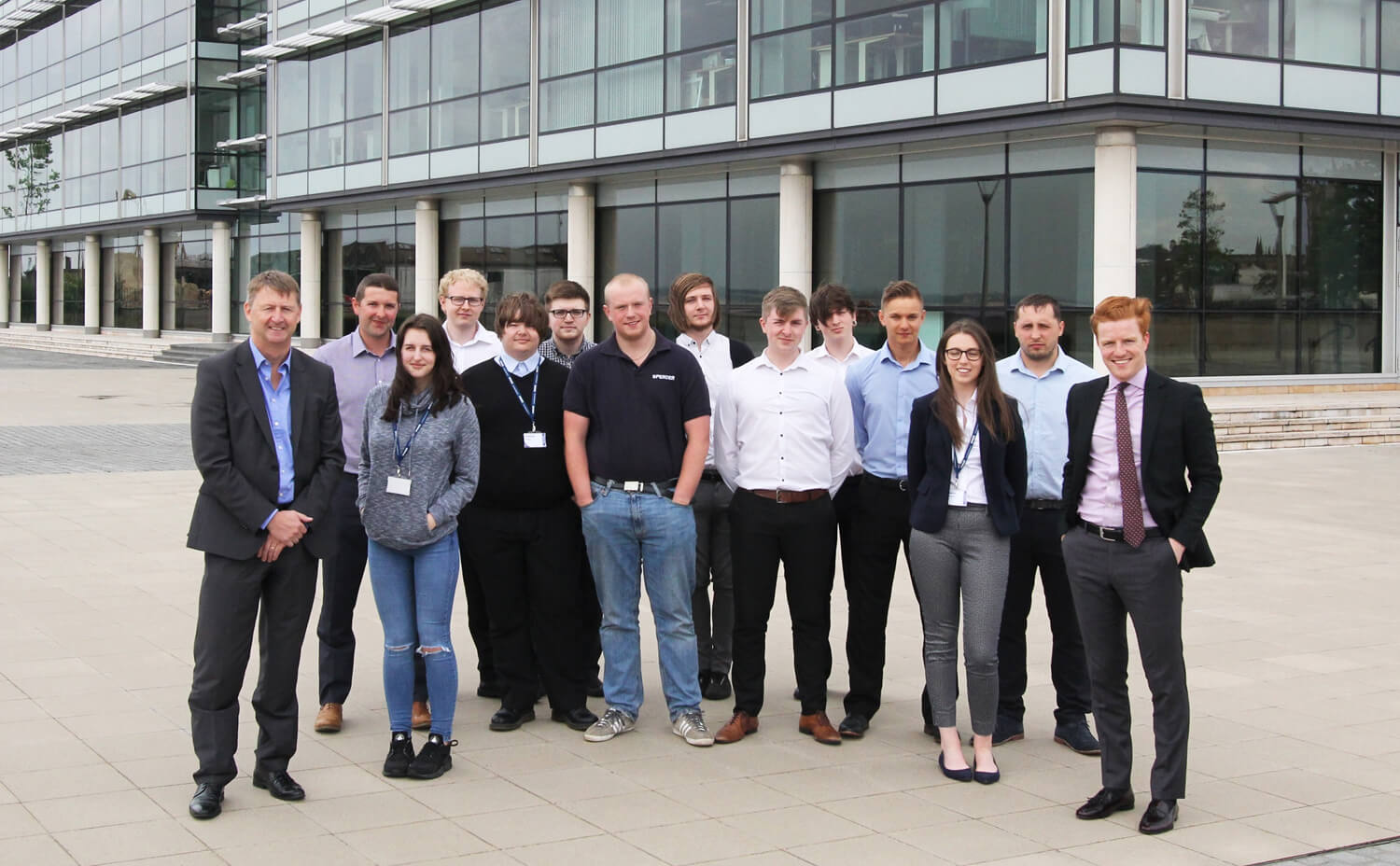 Spencer Group apprentices line-up