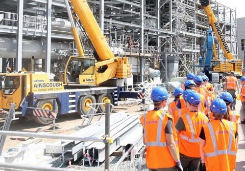 UTC students go behind the scenes as huge Energy Works power plant takes shape cover image