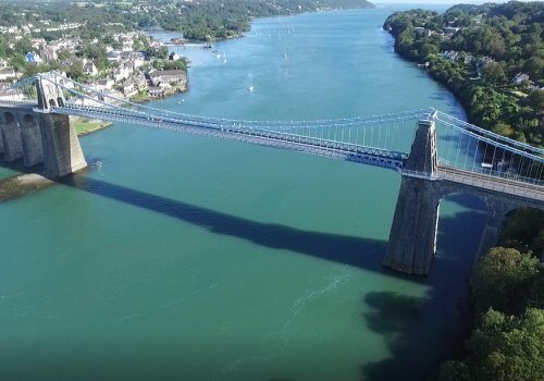 Spencer Group steps forward for major footpaths project on iconic Menai Suspension Bridge cover image