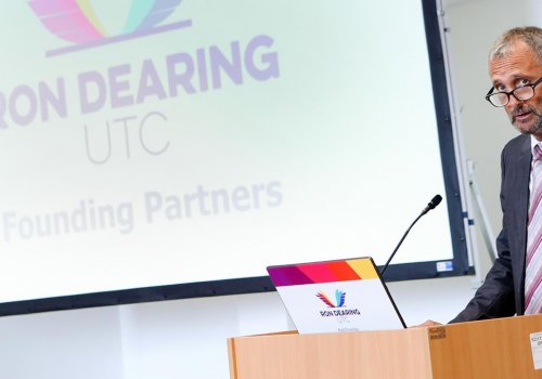 Principal pays tribute to ‘inspirational driving force’ behind Ron Dearing UTC cover image