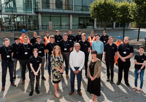 Largest ever intake of Spencer Group apprentices all secure full-time positions cover image