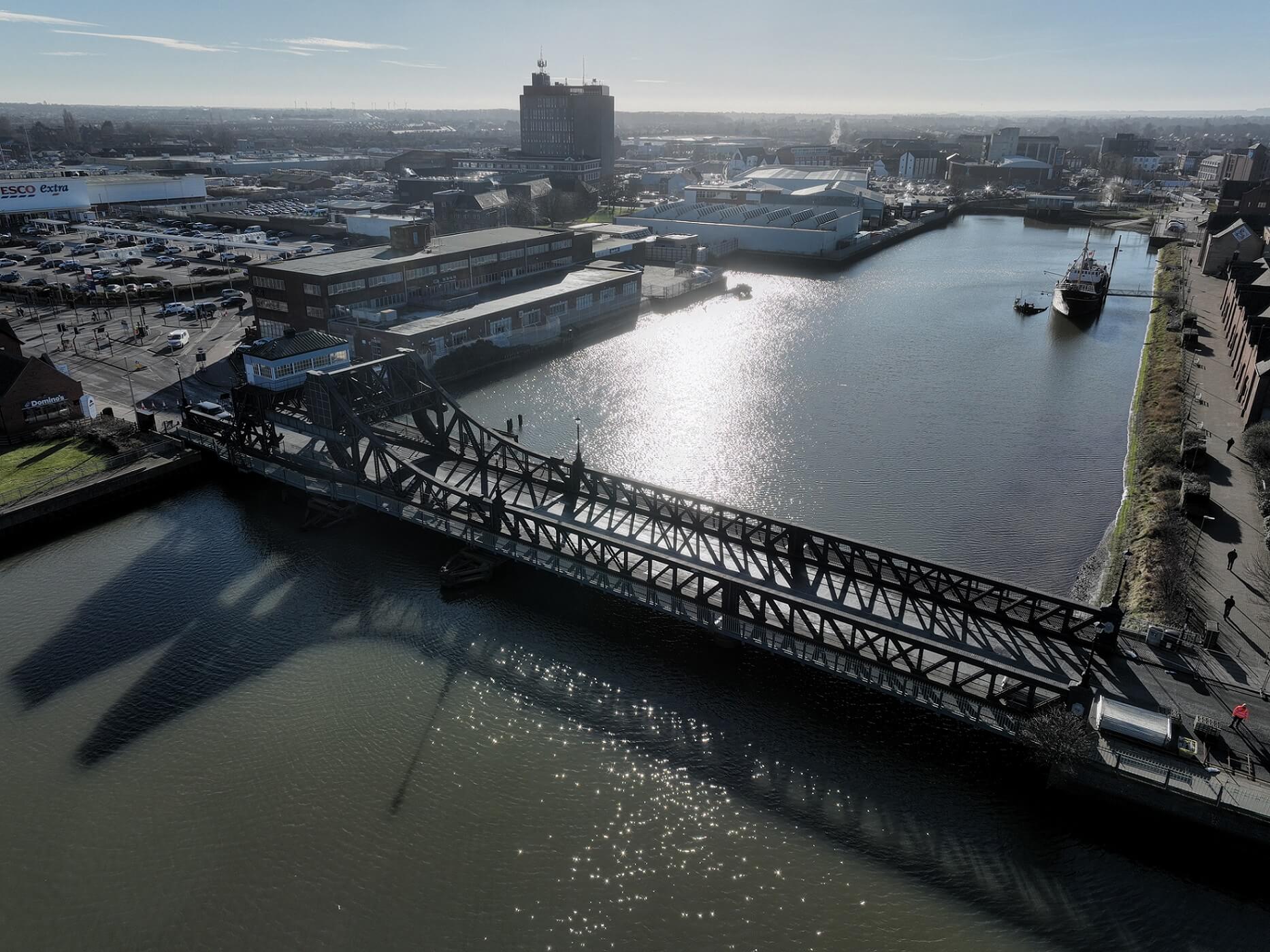 Corporation Road Bridge works safeguarding historic crossing and